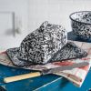 Handcrafted Splattered Enamel Butter Dish