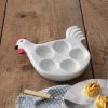 Farmhouse Rooster Deviled Egg Platter