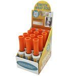 245 Foot Shrink Plastic Wrap Roll with Handle in Countertop Display