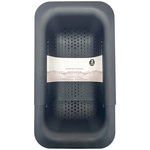 Cook with Color 2 Pack Over Sink Stainer in Black