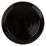 8.25" Black Ceramic Salad Plate