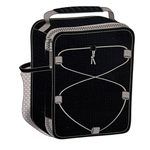 Break-Time Lunch Bag in Black with Gray Color