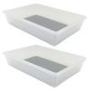2 Pack Drawer Organizer 9.76" x 6.77" x 2.36"