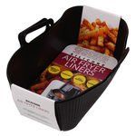 2 Pack Rectangle Heat Resistant Air Fryer Silicone Liners