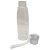 24 oz Spill Resistant Plastic Portable Water Bottle Jar with Silicone Handle in Assorted Colors