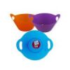 Plastic storage bowl with handle