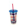 Crayola Portable Beverage Cup with Spiral Straw