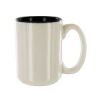 16-Ounce White/Cobalt Bistro Mug