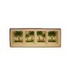 CERAMIC TRAY PALMS 5726
