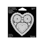 28PK 3.5" DOILY 153011