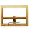 12.5" x 9.45" Bamboo Cook Book Holder Stand
