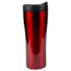 Red Tumbler with Black Lid