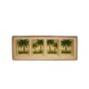 CERAMIC TRAY PALMS 5726
