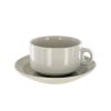 9-Ounce White Cup and Saucer Set