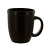 12-Ounce Matte Black Mug with Black Trim