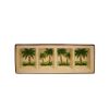 CERAMIC TRAY PALMS 5726